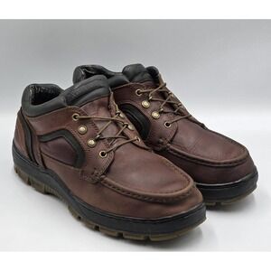 STREETCARS Women's Leather Lace-Up Brown Ankle‎ Boots Shoes Size 10.5